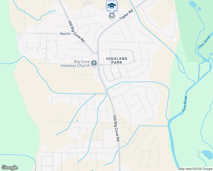 map of restaurants, bars, coffee shops, grocery stores, and more near 7520 Parktrace Lane Southeast in Owens Cross Roads