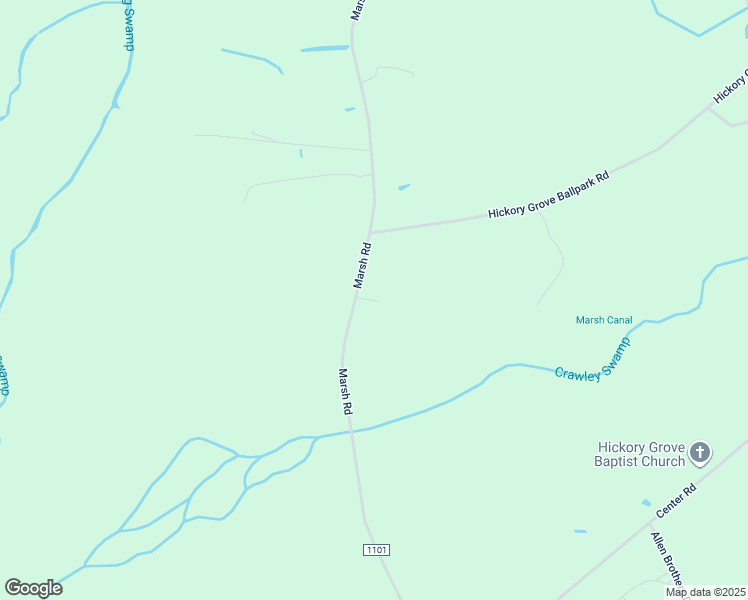 map of restaurants, bars, coffee shops, grocery stores, and more near 5087 Marsh Road in Bladenboro