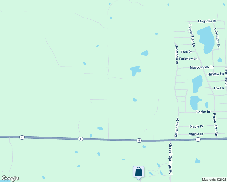 map of restaurants, bars, coffee shops, grocery stores, and more near 408 Callicott Road in Senatobia