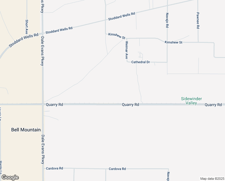 map of restaurants, bars, coffee shops, grocery stores, and more near Quarry Road in Apple Valley
