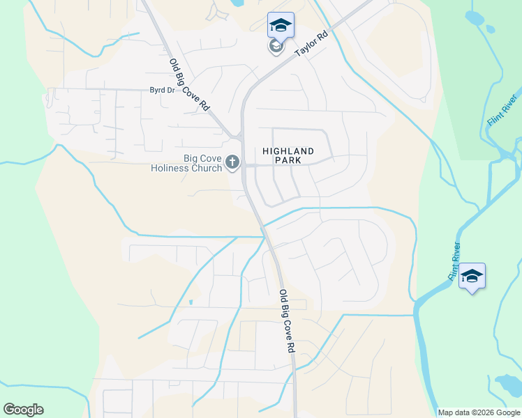 map of restaurants, bars, coffee shops, grocery stores, and more near 7520 Parktrace Lane Southeast in Owens Cross Roads