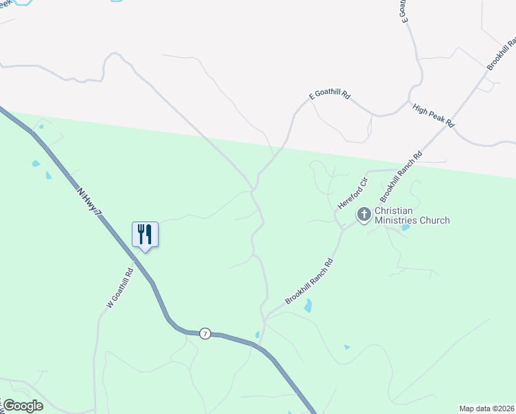 map of restaurants, bars, coffee shops, grocery stores, and more near 256 Summer Hill Road in Hot Springs