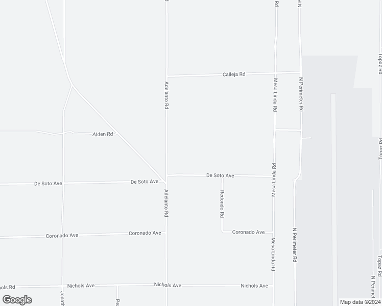 map of restaurants, bars, coffee shops, grocery stores, and more near Bella Vista Road in San Bernardino County