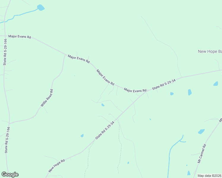 map of restaurants, bars, coffee shops, grocery stores, and more near 2627 Major Evans Road in Lancaster