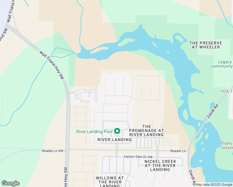 map of restaurants, bars, coffee shops, grocery stores, and more near 306 Woodwind Drive Southwest in Madison