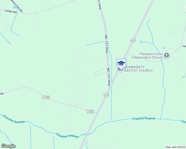 map of restaurants, bars, coffee shops, grocery stores, and more near 152 Heritage Trail in Bladenboro