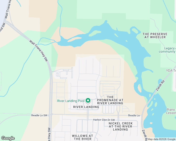map of restaurants, bars, coffee shops, grocery stores, and more near 306 Woodwind Drive Southwest in Madison