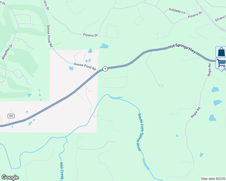 map of restaurants, bars, coffee shops, grocery stores, and more near 2251 Riverside Hills in Lonsdale