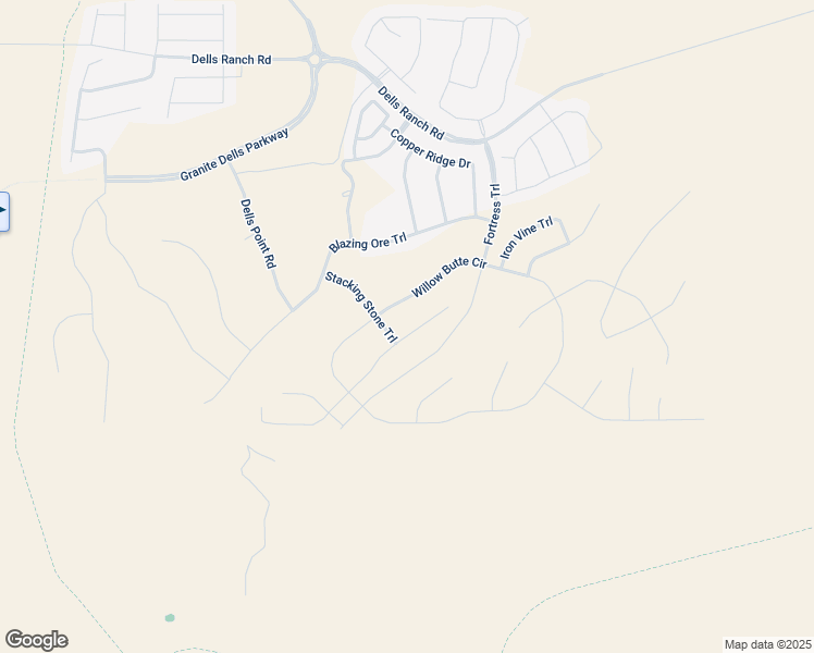 map of restaurants, bars, coffee shops, grocery stores, and more near 3252 Jagged Spire Court in Prescott