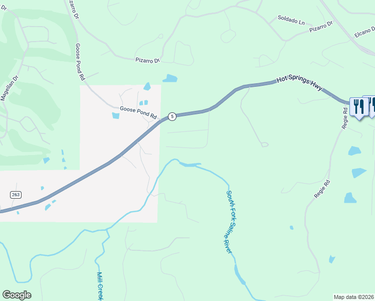 map of restaurants, bars, coffee shops, grocery stores, and more near 2251 Riverside Hills in Lonsdale