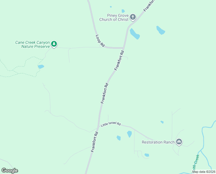 map of restaurants, bars, coffee shops, grocery stores, and more near Frankfort Road in Tuscumbia