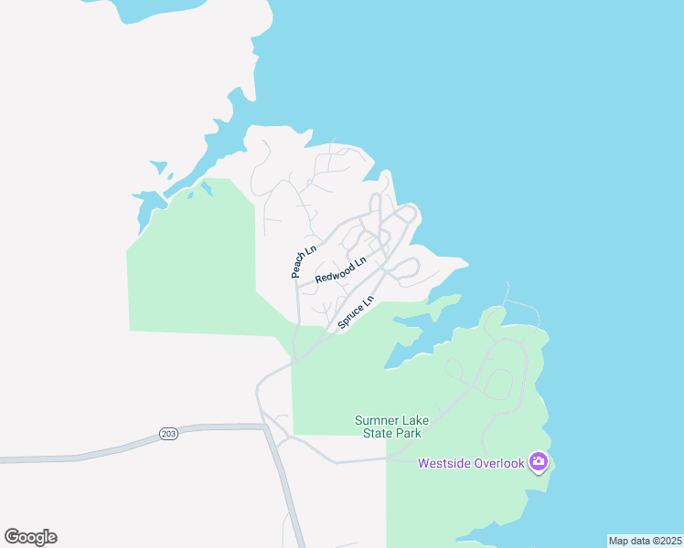 map of restaurants, bars, coffee shops, grocery stores, and more near Redwood Lane in Lake Sumner