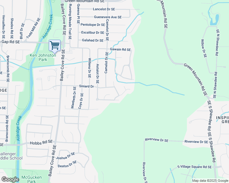 map of restaurants, bars, coffee shops, grocery stores, and more near 1312 Chimney Springs Drive Southeast in Huntsville