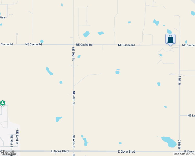 map of restaurants, bars, coffee shops, grocery stores, and more near 300 Northeast Penland Road in Lawton