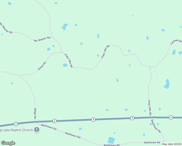 map of restaurants, bars, coffee shops, grocery stores, and more near 1355 Flag Lake Road in Sarah
