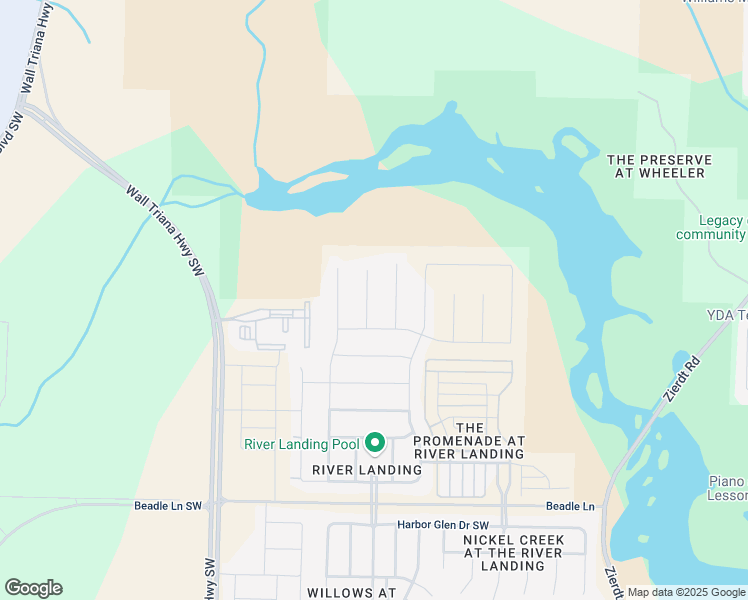 map of restaurants, bars, coffee shops, grocery stores, and more near 306 Woodwind Drive Southwest in Madison