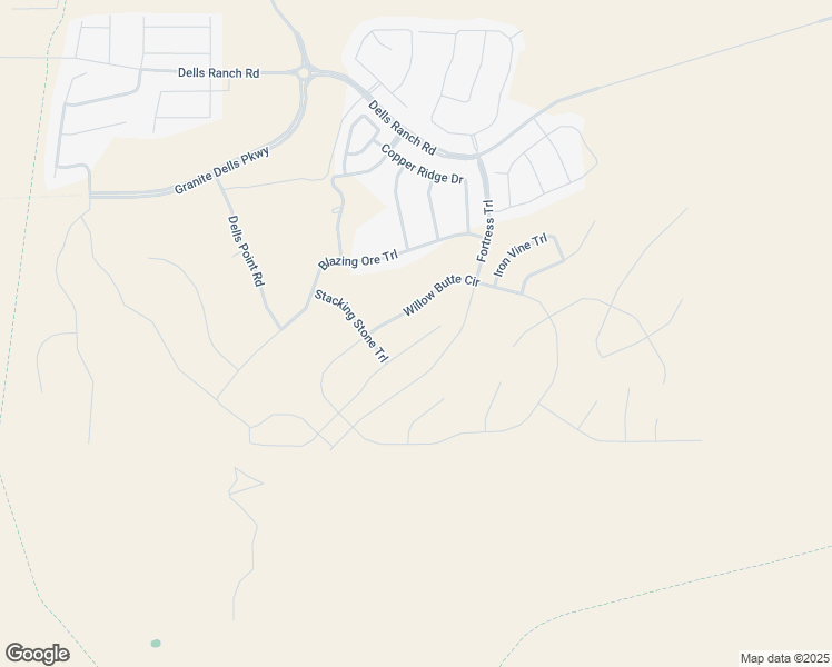 map of restaurants, bars, coffee shops, grocery stores, and more near 3270 Jagged Spire Court in Prescott