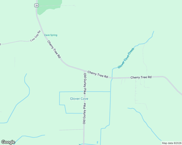 map of restaurants, bars, coffee shops, grocery stores, and more near 1828 Cherry Tree Road in Gurley