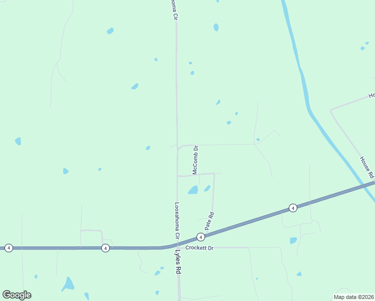 map of restaurants, bars, coffee shops, grocery stores, and more near 4001 Looxahoma Circle in Senatobia