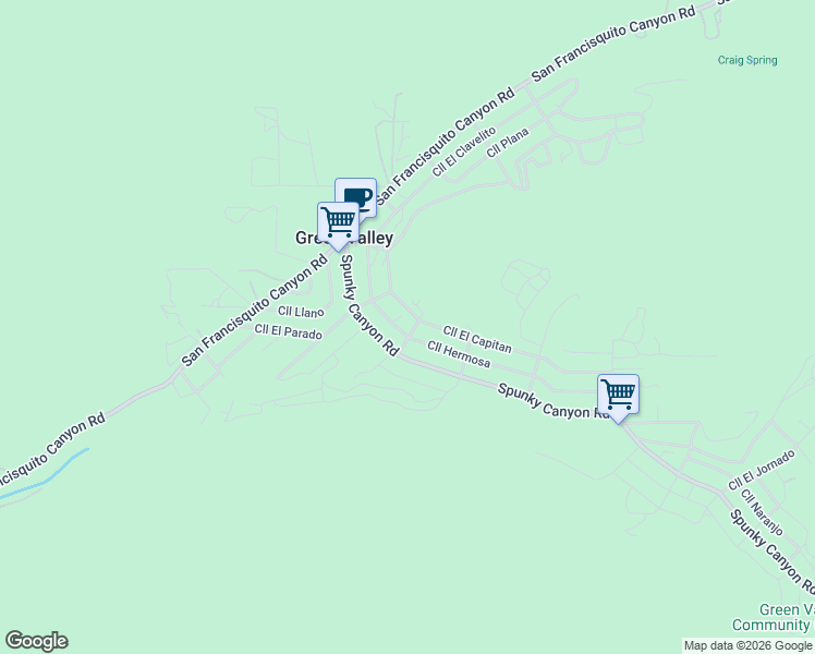 map of restaurants, bars, coffee shops, grocery stores, and more near 16013 Calle Hermosa in Santa Clarita