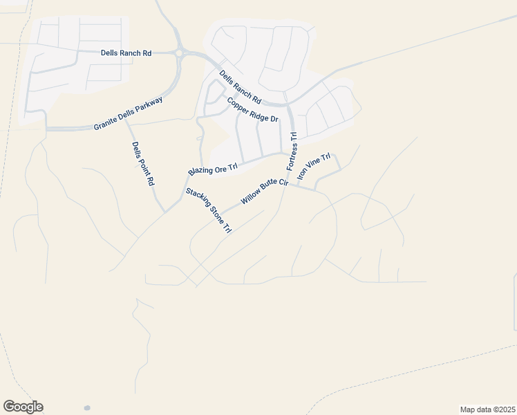 map of restaurants, bars, coffee shops, grocery stores, and more near 3288 Jagged Spire Court in Prescott