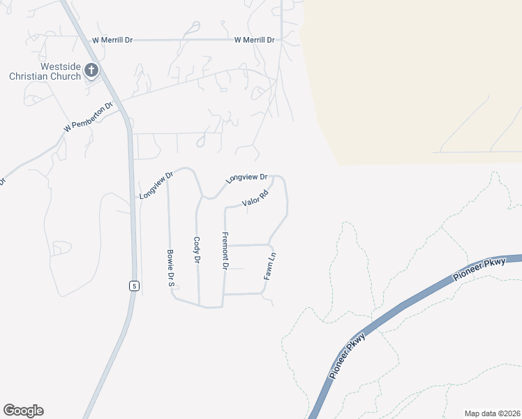 map of restaurants, bars, coffee shops, grocery stores, and more near 1055 Longview Drive in Prescott