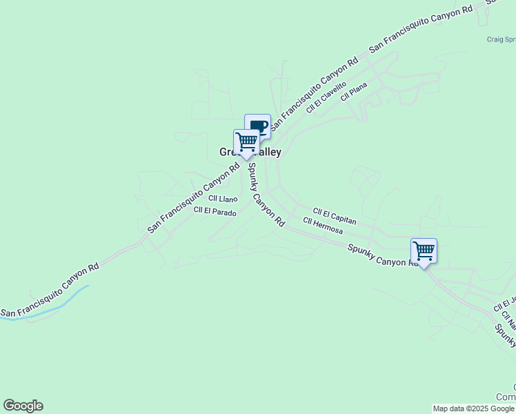 map of restaurants, bars, coffee shops, grocery stores, and more near 39619 Calle Cascada in Santa Clarita