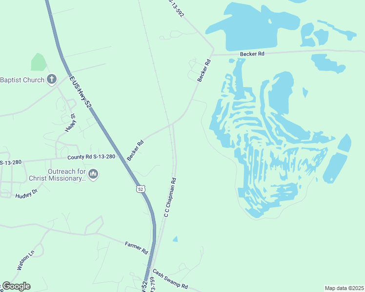 map of restaurants, bars, coffee shops, grocery stores, and more near 53 C C Chapman Road in Cheraw