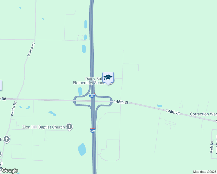 map of restaurants, bars, coffee shops, grocery stores, and more near 14300 Dineen Drive in Little Rock