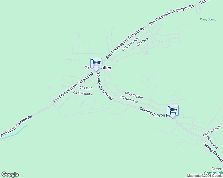 map of restaurants, bars, coffee shops, grocery stores, and more near 16029 Calle Hermosa in Santa Clarita