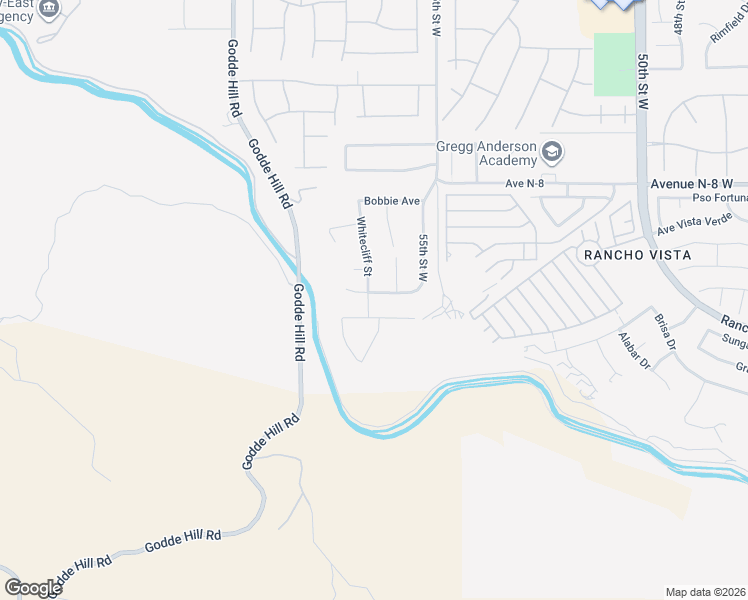 map of restaurants, bars, coffee shops, grocery stores, and more near 5614 Regent Hill Terrace West in Palmdale