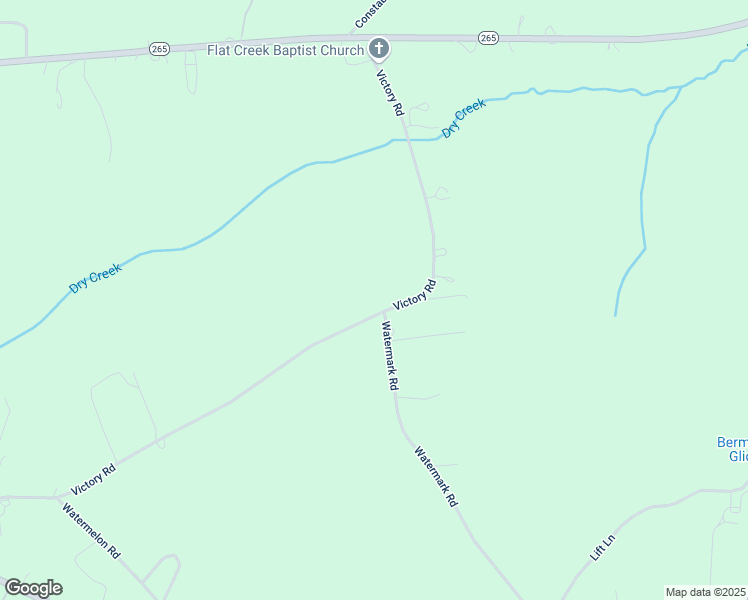 map of restaurants, bars, coffee shops, grocery stores, and more near 4011 Victory Road in Kershaw