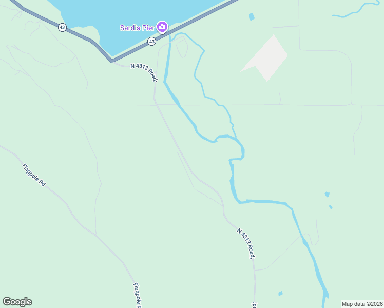 map of restaurants, bars, coffee shops, grocery stores, and more near 165030 North 4313 Road in Clayton