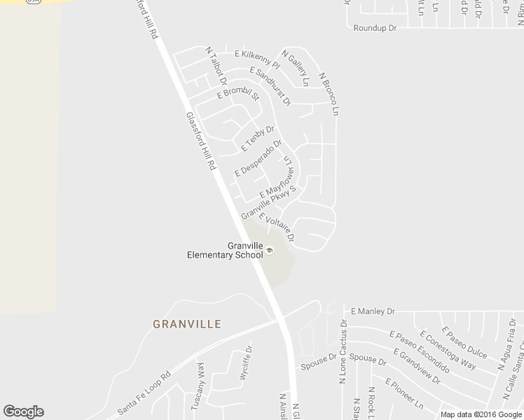map of restaurants, bars, coffee shops, grocery stores, and more near 6720 East Voltaire Drive in Prescott Valley