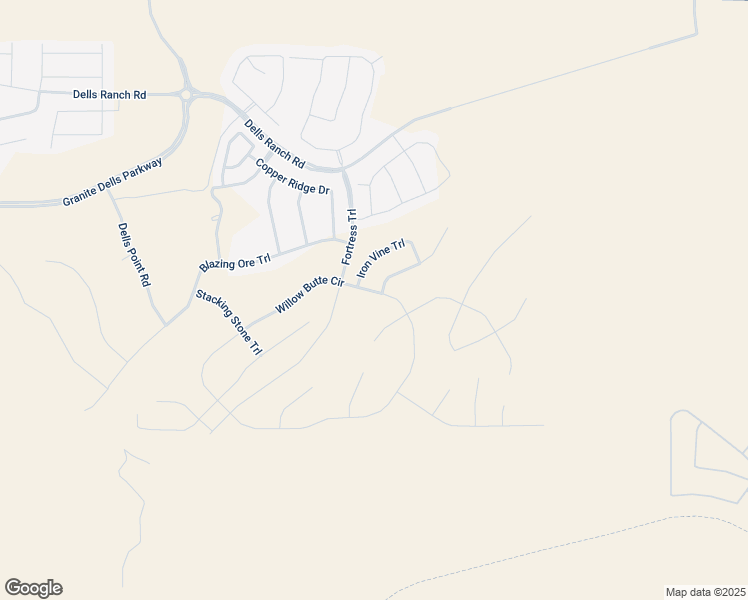 map of restaurants, bars, coffee shops, grocery stores, and more near 3325 Willow Butte Circle in Prescott