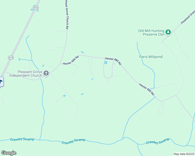 map of restaurants, bars, coffee shops, grocery stores, and more near Edwin Hester Road in Bladen County