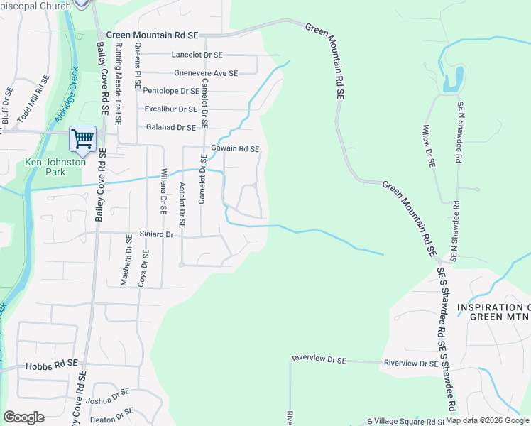 map of restaurants, bars, coffee shops, grocery stores, and more near 14009 Percivale Drive Southeast in Huntsville