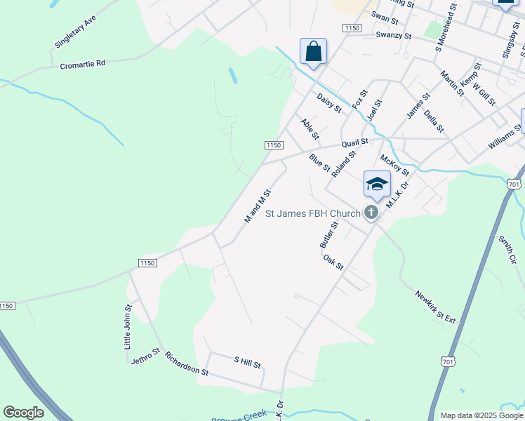 map of restaurants, bars, coffee shops, grocery stores, and more near in Elizabethtown