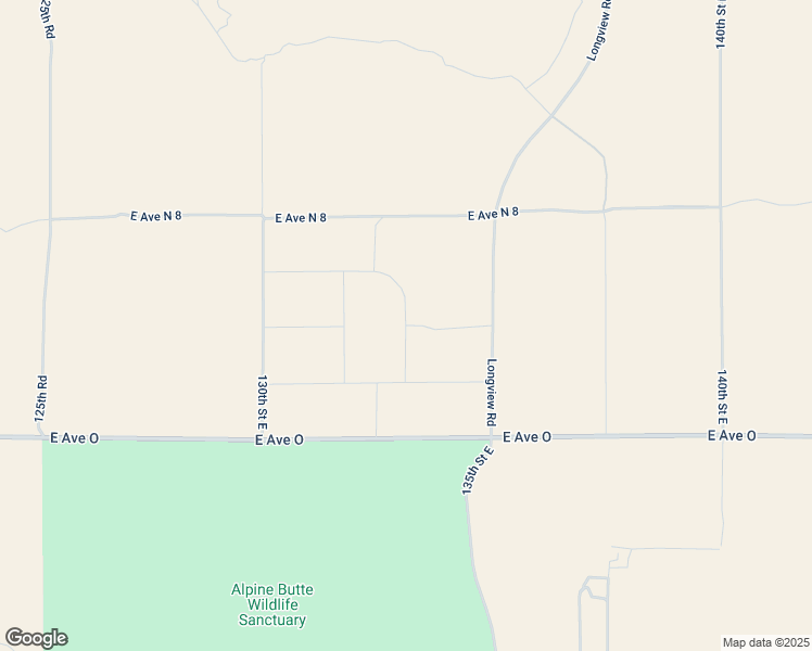 map of restaurants, bars, coffee shops, grocery stores, and more near Avenue N-12 in Los Angeles County