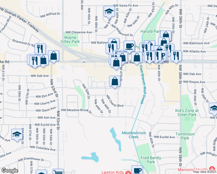 4751 Northwest Motif Manor Boulevard, Lawton OK Walk Score