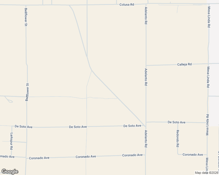 map of restaurants, bars, coffee shops, grocery stores, and more near Alden Road in Adelanto