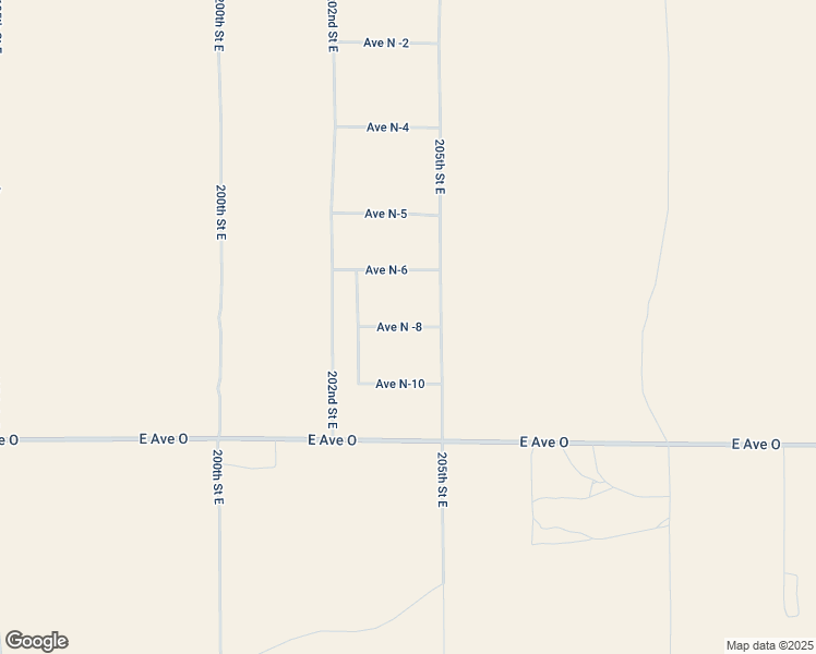 map of restaurants, bars, coffee shops, grocery stores, and more near Avenue North -8 in Los Angeles County