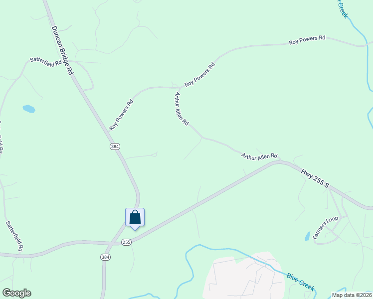 map of restaurants, bars, coffee shops, grocery stores, and more near 429 Arthur Allen Road in Cleveland