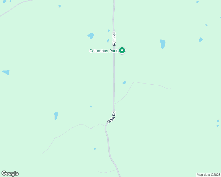 map of restaurants, bars, coffee shops, grocery stores, and more near 596 Odell Road in Holly Springs