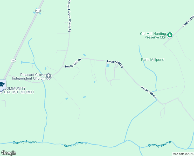 map of restaurants, bars, coffee shops, grocery stores, and more near 173 Edwin Hester Road in Bladenboro