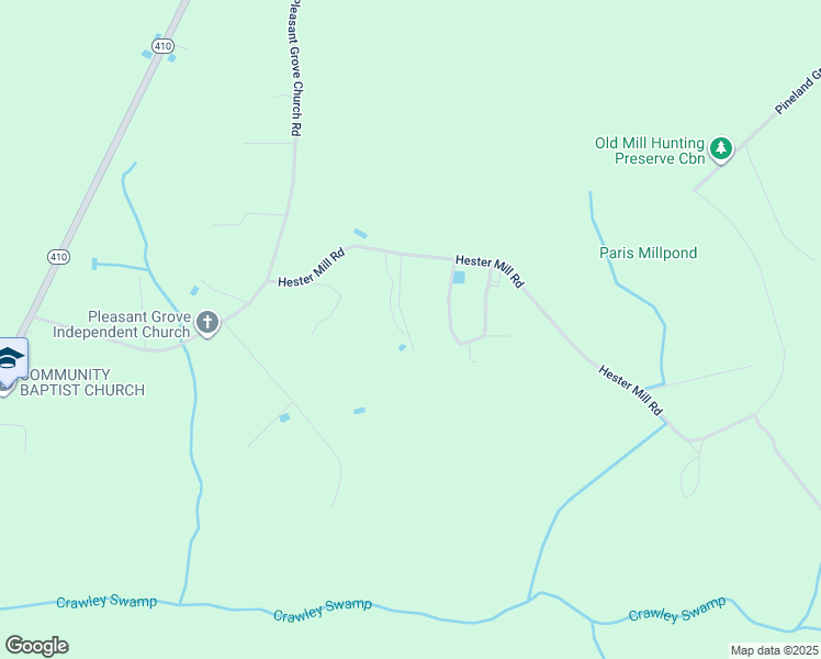map of restaurants, bars, coffee shops, grocery stores, and more near 173 Edwin Hester Road in Bladenboro