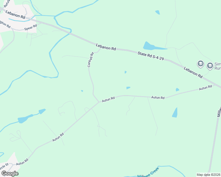 map of restaurants, bars, coffee shops, grocery stores, and more near 1409 Autun Road in Pendleton