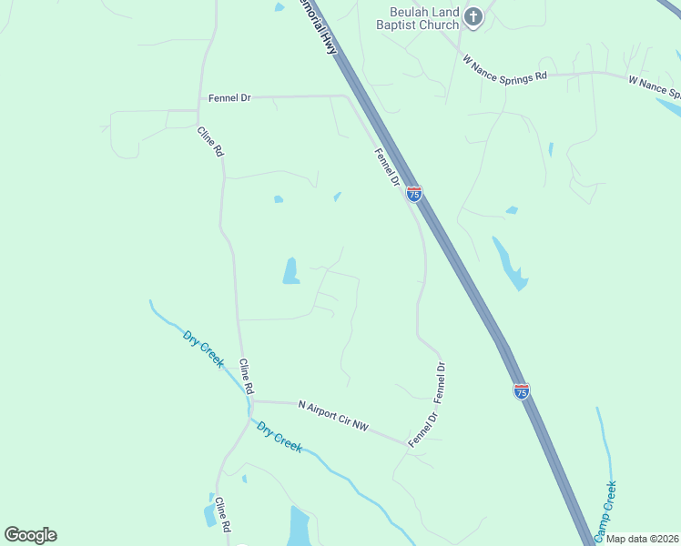 map of restaurants, bars, coffee shops, grocery stores, and more near 401 Davenport Road in Resaca