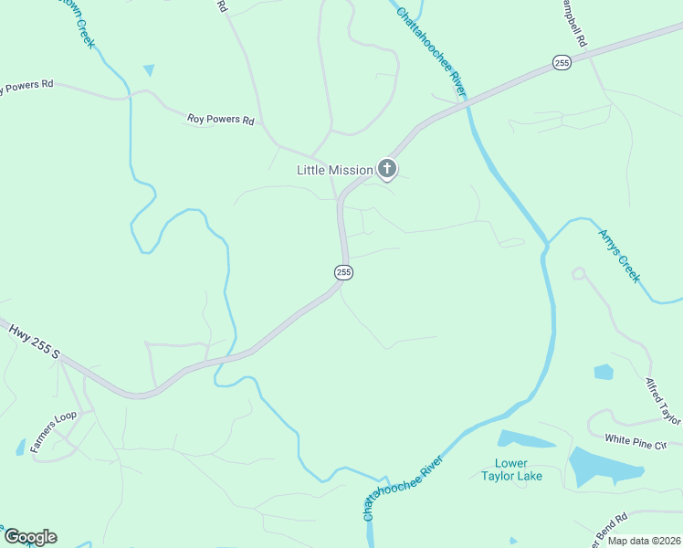 map of restaurants, bars, coffee shops, grocery stores, and more near 4701-5049 State Highway 255 in Cleveland