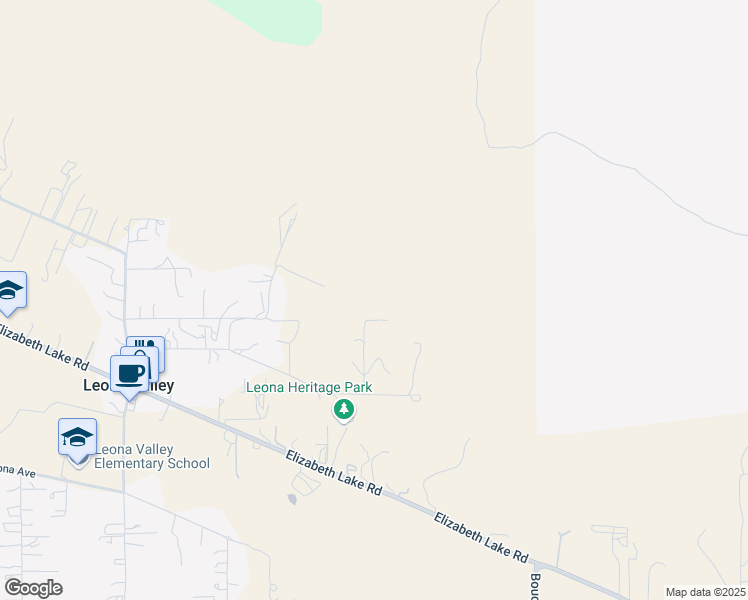 map of restaurants, bars, coffee shops, grocery stores, and more near in Leona Valley